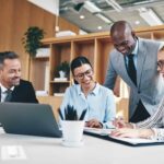 The firm's global office network map