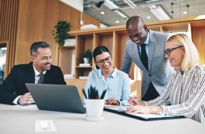 The firm's global office network map